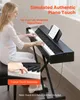 VEVOR Pianoforte digitale pesato, 88 tasti completamente Anteprima dell’immagine prodotto 2
