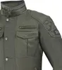 Bogotto Barton wasserdichte Motorrad Wachsjacke, oliv, S Produktbild-Vorschau 7