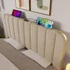 Modernes Polsterbett , Beige Leinen mit USB Typ-C Produktbild-Vorschau 16