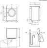 Electrolux 5000 series EWW8416DB, Remplissage frontal, Voir les images du produit 1
