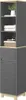 A tall, narrow bathroom cabinet with shelves and a drawer. Voir les images du produit