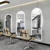 LED-spiegel, 150x50 cm, met verlichting – Bogenvormige Productafbeelding-voorbeeld 5
