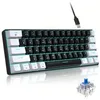 60% Gaming Tastatur 61 Tasten Kabelgebunden, RGB Produktbild-Vorschau 1