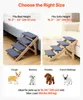 VEVOR Honden trap, 630x470x490 mm, 4 treden, inklapbare Productafbeelding-voorbeeld 5
