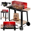 Grill węglowy MalTec Gm2000S ogrodowy z półkami i kółkami, Podgląd zdjęcia produktu 1