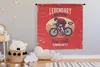 MuchoWow® Wandteppich Wandbehang Radfahrer - Fahrrad - Produktbild-Vorschau 3