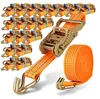 Safetytex Spanngurt 6 Meter 35mm 2000kg zweiteilig Anhänger Produktbild-Vorschau 1