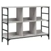 vidaXL Príborník Grey Sonoma 102x32x73,5 cm Materiál na Náhľad obrázku produktu 2