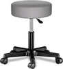 CASARIA® Tabouret de bureau gris pivotant 360° hauteur Voir les images du produit 1