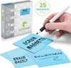 2DOBOARD Beschreibbare Magnete - 7,5 x 7,5 cm Blau - 25 Produktbild-Vorschau 1