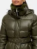 Tazzio Damen Steppmantel F802 (Khaki, XL) Produktbild-Vorschau 4