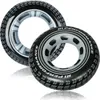 com-four® 2x Aufblasbarer Schwimmreifen im Reifen Design - Produktbild-Vorschau 1