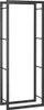 A black metal firewood rack shown against a white background. Náhľad obrázku produktu