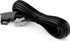 A black router cable with two connectors. Produktbild-Vorschau