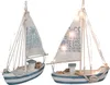 Out of the blue Deko Maritim Holz Segelschiff 28 cm mit Produktbild-Vorschau 14