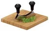 Zeller Kräuterbrett mit Wiegemesser, Bamboo 20x20 Produktbild-Vorschau 5