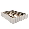 A bed frame with a slatted base, shown from a diagonal angle against a white background. Produktbild-Vorschau