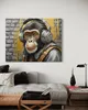 Leinwandbild Małpa Muzyka Zwierzęta 60x40 Feeby Gelb bild Produktbild-Vorschau 2