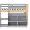 Letto a castello per bambini Fliek 90x200 cm con 2 ripiani, Anteprima dell’immagine prodotto 9