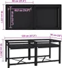 vidaXL Podstavec pod práčku 2 ks Čierny 120 x 56 x 52 cm Náhľad obrázku produktu 7
