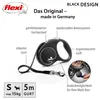 Vodítko FLEXI Black Design S pásek 5m/15kg stříbrnáNEW Náhled obrázku produktu 3