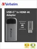 Verbatim 49143, 0,1 m, USB Type-C, HDMI, Męska, Żeńska, Podgląd zdjęcia produktu 14