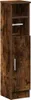 A tall, narrow bathroom cabinet with a wood-grain finish. Anteprima dell’immagine prodotto