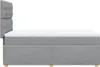 Boxspringbett mit Matratze Hellgrau 90x200 cm Stoff Produktbild-Vorschau 5