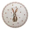 A plate with a rabbit illustration. Náhled obrázku produktu