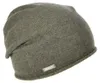 Seeberger Strickmütze-Beanie aus 100% Kaschmir mit Rollrand in grün
