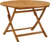 vidaXL Klappbarer Gartentisch 110 cm Massivholz Akazie Produktbild-Vorschau 8