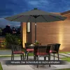 Parasol ogrodowy COSTWAY 300 cm z oświetleniem słonecznym Podgląd zdjęcia produktu 2
