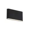 Moderne Außenwandleuchte Schwarz 17,5 cm inkl  LED IP65 Produktbild-Vorschau 1
