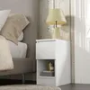 Nachttisch MAJA S1 25 cm Nachtschrank mit 1 Schublade Weiß Produktbild-Vorschau 10