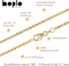 Goldkette Kordelkette massiv 1,7 mm - 585-14 Karat Gold Produktbild-Vorschau 4