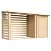 TIMBELA M205 - Casetta da giardino in legno con porta legna Anteprima dell’immagine prodotto 6