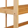 Étagère sur pied Relaxdays en bambou et bois, 3 tablettes, Voir les images du produit 7