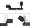 Spot de plafond LED ZMH noir à 2 ampoules, lampe de plafond Voir les images du produit 6