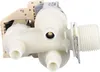 A close-up studio shot of a washing machine water inlet valve. Produktbild-Vorschau