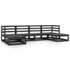vidaXL 6 tlg. Garten Lounge Set Massivholz Kiefer - Produktbild-Vorschau 3