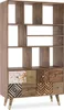 Bücherregal I Dhaval Mango Akazie 100x40x175 cm Produktbild-Vorschau 1