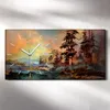 Dekor Leinwand Uhr Wandbilder Geräuschlos Kunstdruck 60x30 Produktbild-Vorschau 2