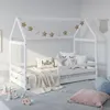 Lit D'Enfant 80x160 cm avec Matelas Lit Cabane Montessori Voir les images du produit 2