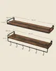 VASAGLE Wandregal 2er Set, Wandboard mit Stange, Produktbild-Vorschau 6