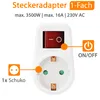 ORSEM Steckdosenadapter Schutzkontakt 3500W Adapter Produktbild-Vorschau 2