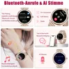 Smartwatch Damen mit Telefonfunktion 1.19" Touchscreen IP68 Produktbild-Vorschau 3