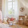Een kinderfauteuil met pluchen bekleding en een frame van Productafbeelding-voorbeeld 5