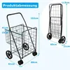 Chariot de courses avec doublure Oxford, capacité de 120 L, Voir les images du produit 2