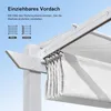PURPLE LEAF Garten Pergola 3x4 m Aluminium Produktbild-Vorschau 5
