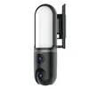 Wandleuchte mit Dual-Objektiv Überwachungskamera, 3MP HD, Produktbild-Vorschau 1